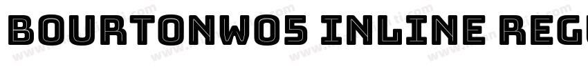 BourtonW05 Inline Regular字体转换